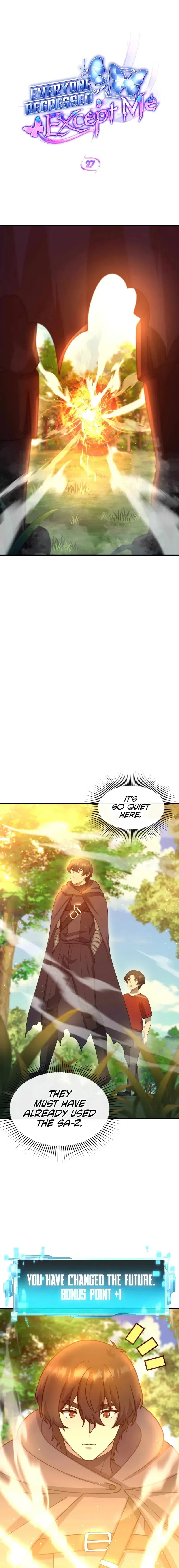 Everyone Regressed Except Me chapter 27